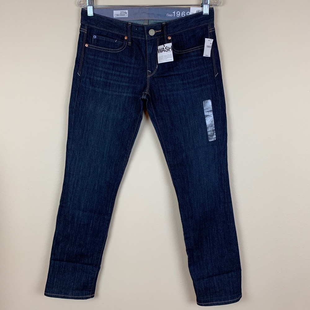 COPY - Gap 1969 Dark Wash Real Straight Jeans